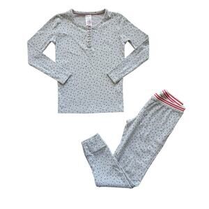 Johnnie B (Mini Boden) Stars Thermal Pajamas Size 7y